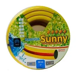 Шланг для поливу Evci Plastik 1" Sunny 30 м тришаровий Жовтий 30412