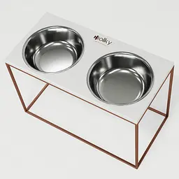 Hollky Base XXL40 — миски на підставці для дуже великих собак (2 × 2,8 л) - мініатюра 3