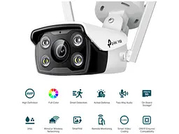 IP-камера відеоспостереження TP-LINK VIGI C340-W 4mm White - мініатюра 2