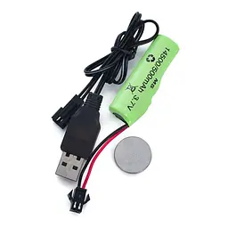 Синя Машинка на радіокеруванні (USB зарядка, змінює форму, світло, звук) 3688-G106A - мініатюра 4