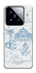 TPU чохол Demsky Southern pearl для Xiaomi 14 Pro