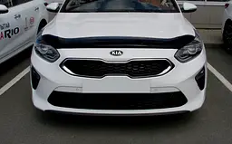 Дефлектор капоту мухобійка для Kia Ceed 2018- SKICEE1812