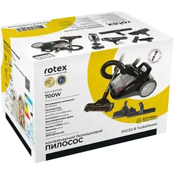 Пилосос Rotex RVC22-B TurboPower - мініатюра 6