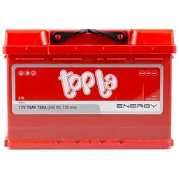 Акумулятор автомобільний Topla 75 Ah/12V Energy Euro 750A (108 075) - мініатюра 4