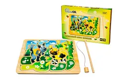 Пазл-сортер Puz-14471"Бичок" магнітний, в коробці 31.5x22x4.5 см PuzzleOk