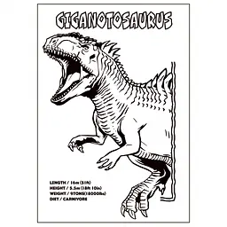 Розмальовка А4 Yes Jurassic park 12 сторінок (743275) - мініатюра 3