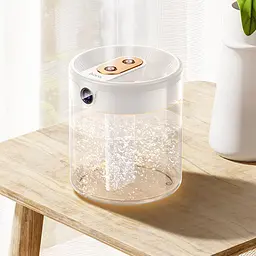 Зволожувач повітря Hoco HX31 Dual spray humidifier with digital display White - мініатюра 7