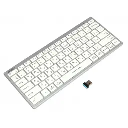 Клавіатура A4Tech FBX51C Wireless/Bluetooth White (4711421972987) - мініатюра 4