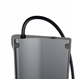 Мультипортовий адаптер USB Хаб Baseus Enjoyment Series Type-C Notebook PD/HDXiaomi*2/VGA/RJ45/SD/TF/USB*3/Adapter CATSX-G0G Dark Grey - мініатюра 6