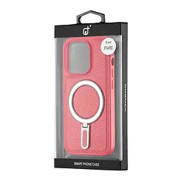 Чохол Jinduka Leather Ringo iPhone 14 Pro Red - мініатюра 2