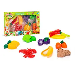Набір продуктів WToys Кулінарна фантазія 18 елементів на липучках ніж дошка 77360
