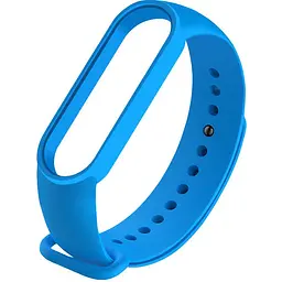 Ремінець для фітнес-браслета Lemfo для Xiaomi Mi Band 5, 6, 7 блакитний