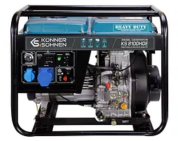 Генератор дизельний Konner&Sohnen 6/6.5 кВт KS 8100HDE