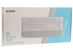 Клавіатура A4Tech Fstyler FK20 USB White (FK20 (White)) - мініатюра 4