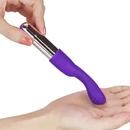 Вібратор Inny LoveToy Rechargeable Ijoy Versatile Tickler 14.5 см фіолетовий - мініатюра 5