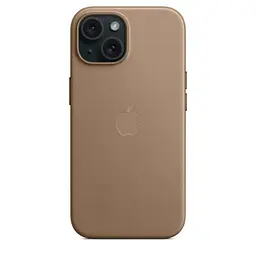 Чохол CasePro FineWoven Case with MagSafe Taupe для iPhone 15 - мініатюра 5