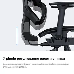 Ігрове крісло Anda Seat X-Air Mega Size XL Mesh Space Black (AD-WY-01-BBB) - мініатюра 12