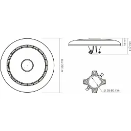 Світлодіодний ліхтар Videx SLP01 120W 3000/5000/6500K (VL-SLP01-120B) [144909] - мініатюра 5