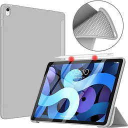 Чохол-книжка BeCover Tri Fold Soft TPU Silicone для Apple iPad Air 11" M2/M3 2024/2025 Gray (711408) - мініатюра 2