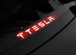 Декоративна наклейка на задній стоп-сигнал Tesla Model 3 (Завод) - мініатюра 2