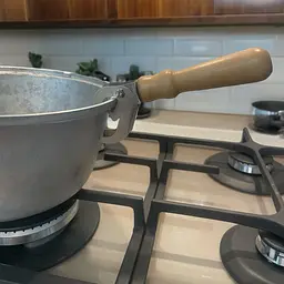 Тримач знімна ручка для сковороди та котла чапельник із нержавіючої сталі з дерев'яною ручкою, Kitchette 86346 - мініатюра 2