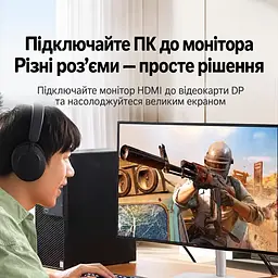 Відеоперехідник UGREEN DP132 DisplayPort - HDMI 4K 30 Гц чорний (65302) - мініатюра 6