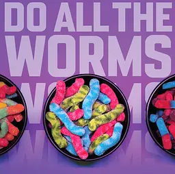 Желейні цукерки Trolli x Mountain Dew Sour Brite Crawlers Gummy Worm Candy 350г - мініатюра 4