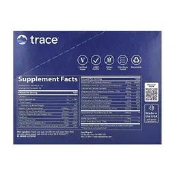 Вітамінно-мінеральний комплекс Trace Електроліти, смак ананаса кокосу, Power Pak, 30 пакетів по 6 (TMR00249) - мініатюра 2