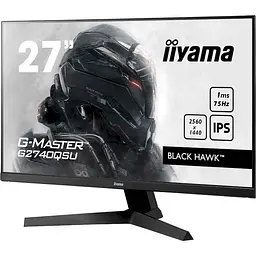 Монітор 27" Iiyama G-Master G2740QSU-B1 QHD IPS 75Hz (G2740QSU-B1) Б/в - мініатюра 3