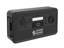 Konner & Sohnen Портативна електростанція Konner&Sohnen KS 500PS, 500Вт, 448Вт·рік, LifePo4, 230В, Bluetooth, 4.9кг - мініатюра 2