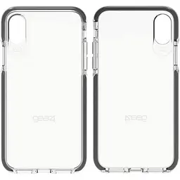 Протиударний чохол Gear4 Piccadilly D3O для iPhone XS Max (6.5") Black + Прозорий - мініатюра 5