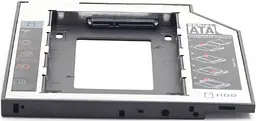 Адаптер Gembird для HDD/SSD 2.5" у відсік CD-ROM приводу ноутбука 9.5мм (MF-95-01) - мініатюра 3