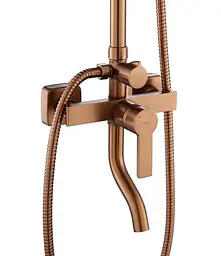 Душова система з виливом Rea Argus brushed copper REA-P3001 - мініатюра 2