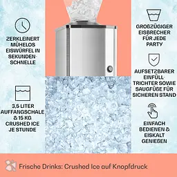 Подрібнювач для льоду Klarstein Icebreaker Ice Crusher (10028440) - мініатюра 5