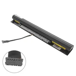 Акумулятор Lenovo L15S4A01 (Довгий кабель IdeaPad 100-15IBD, 110-15ISK, 300-15IBR, 300-15ISK, 300-17ISK) 14.4V 2200 mAh Black - мініатюра 2