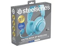 Ігрова гарнітура SteelSeries Arctis Nova 3P Wireless MultiPlatform Aqua (61688) - мініатюра 5