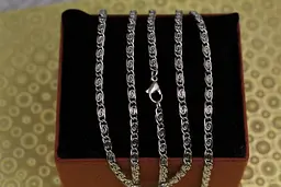 Цепь Xuping Jewelry улитка 50 см 4 мм серебристая