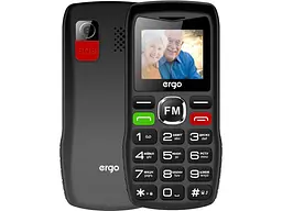 Мобільний телефон Ergo R182 Black