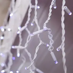 Гірлянда ColorWay Бахрома 6мx0.6м 192Led IP44 холодний колір (CW-GOF-192L66VCW) - мініатюра 8