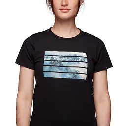 Футболка жіноча Black Diamond Aerial View Tee S Чорний - мініатюра 4