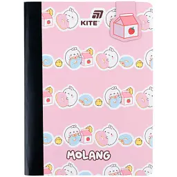 Блокнот Kite Molang з магнітною закладкою А5, 60 аркушів, клітинка (ML25-192)