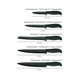 Набір ножів Kela Acida бамбук, 6 предметів (11283) - мініатюра 2