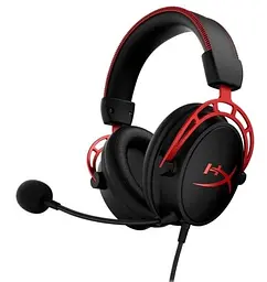 Навушники Cloud Alpha, Black/Red, 3.5 мм, мікрофон з шумопоглинанням HyperX teh0028013