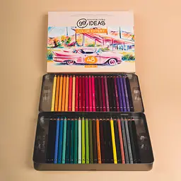 Набір олівців кольорових 99IDEAS "Color Expert" 48 кольорів, Basic, металева коробка, 99CE-48BAS2 - мініатюра 4
