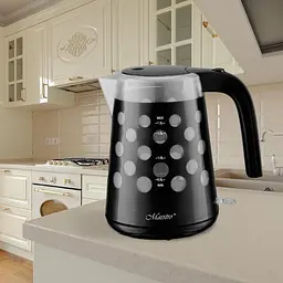 Електрочайник Maestro 2000 Вт дисковий 1.7 л Black - мініатюра 2