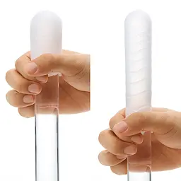 Мастурбатор Tenga Pocket Wave Line білий - мініатюра 4