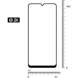 Захисне скло ArmorStandart Full Pro Glass для Samsung A05s Black [ARM71789] [107709] - мініатюра 3