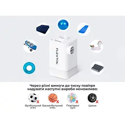 Насос-ліхтар-powerbank кемпінговий Flextail Max Pump 2 Plus, помаранчевий - мініатюра 5