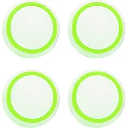 Накладки на стіки Thumb Grips 4-pack для PS4/PS5/Xbox White Green [122996]