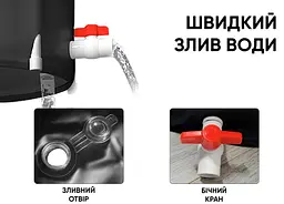 Каркасна крижана кріо ванна EasyFit круглий басейн для оздоровлення (EF-2306) - мініатюра 3